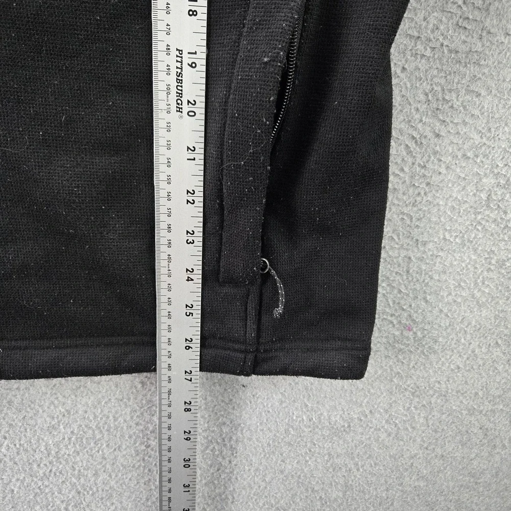 Eddie Bauer Men Jacket L‎ Black Gorpcore Logo Travex Zipper Long Sleeve